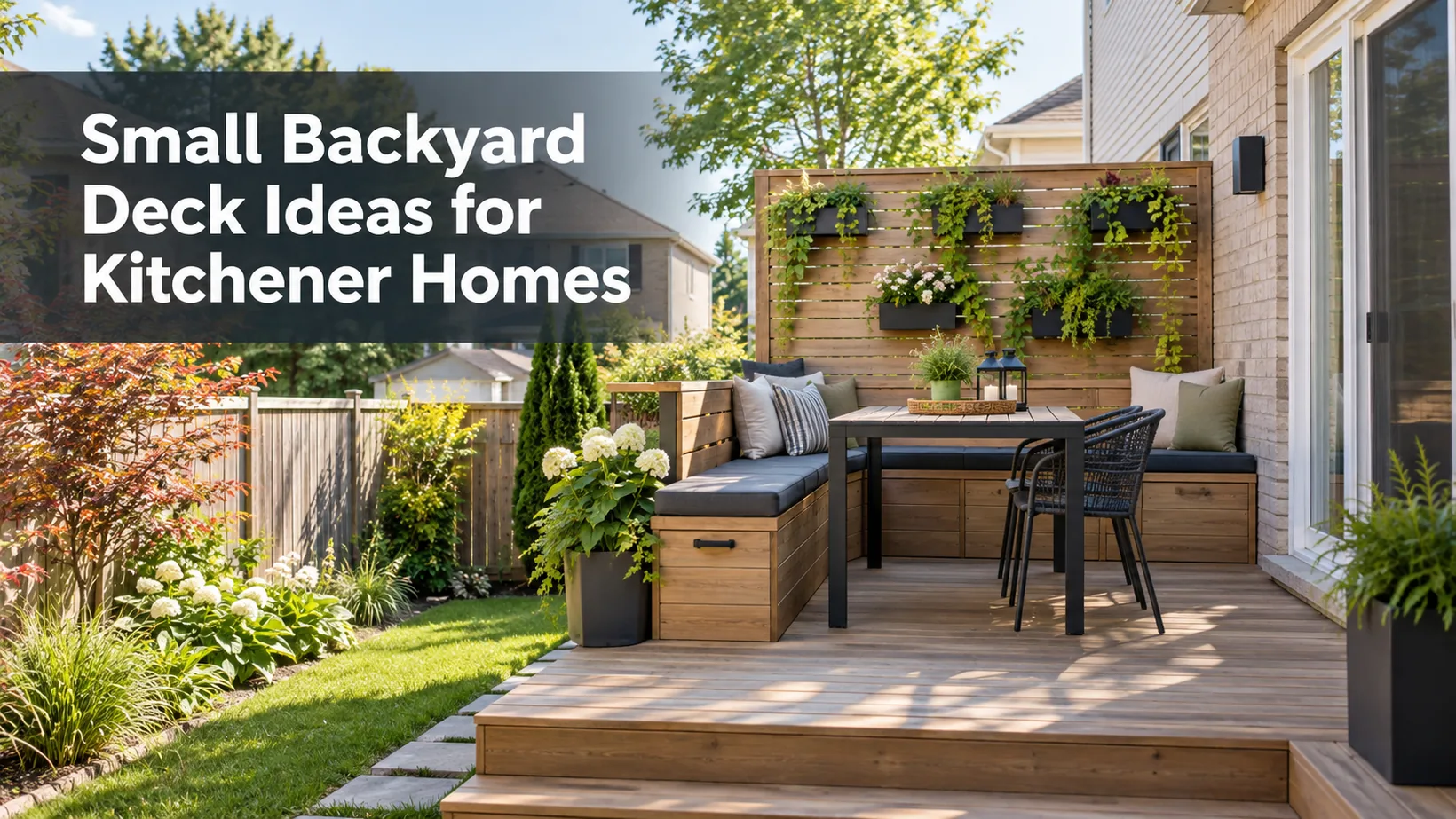 Small Backyard Deck Ideas for Kitchener Homes: 2026 Planning Guide