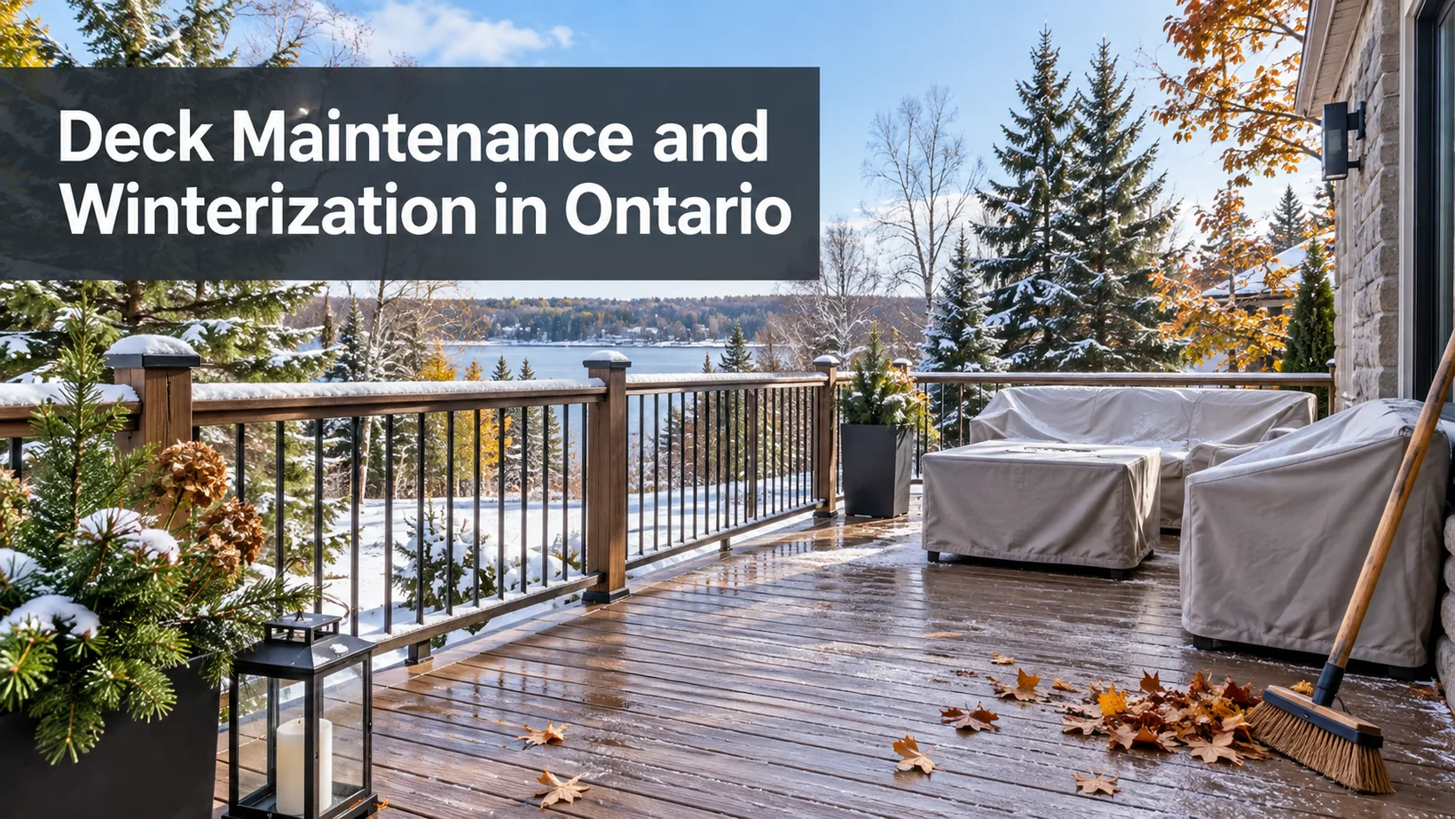 Deck Maintenance and Winterization in Ontario: 2026 Homeowner Guide