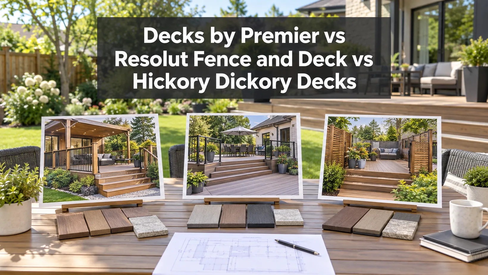 Decks by Premier vs Resolut Fence and Deck vs Hickory Dickory Decks (2026)